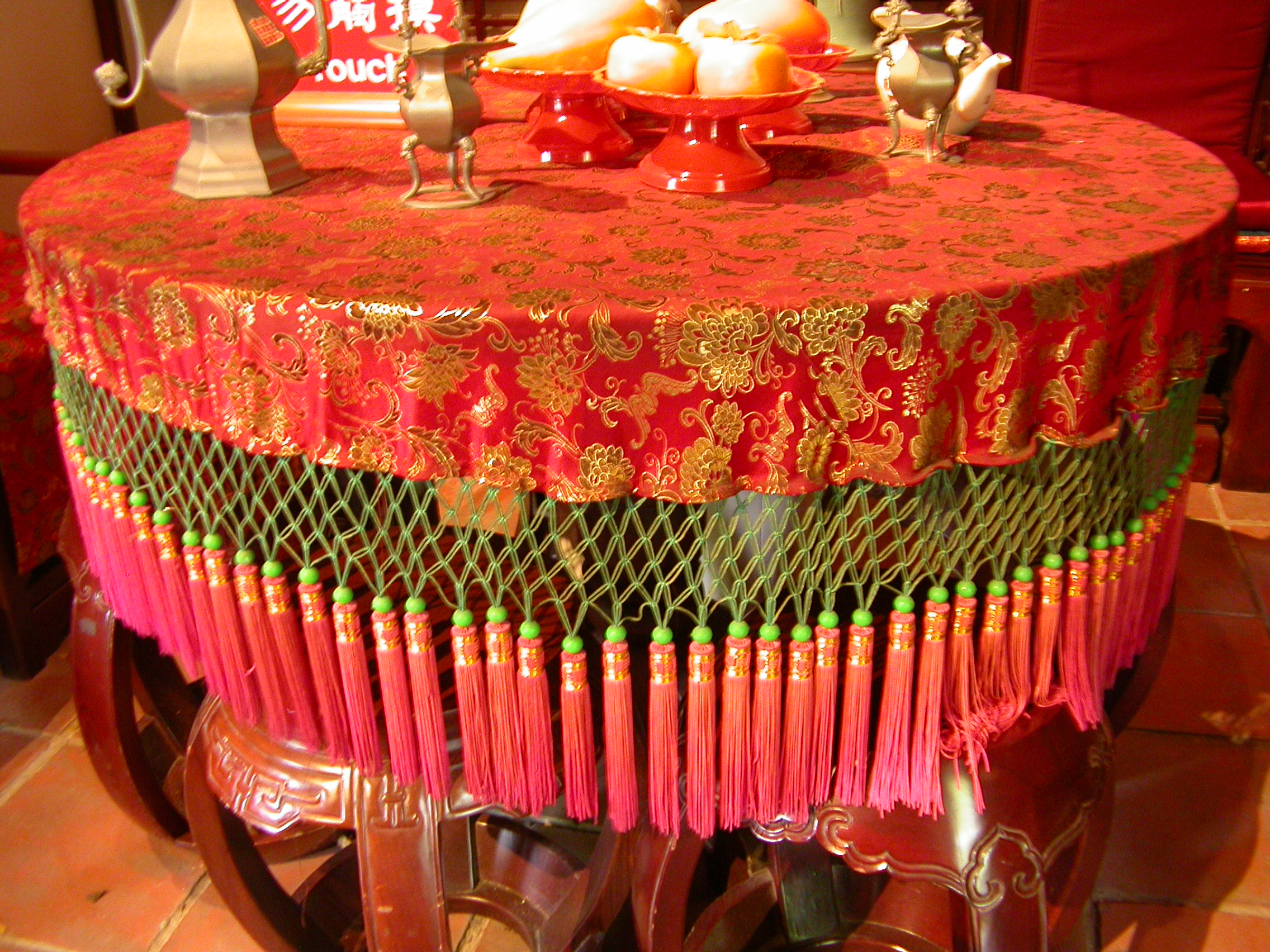 桌巾（臺北兒童育樂中心 李駿濤拍攝）