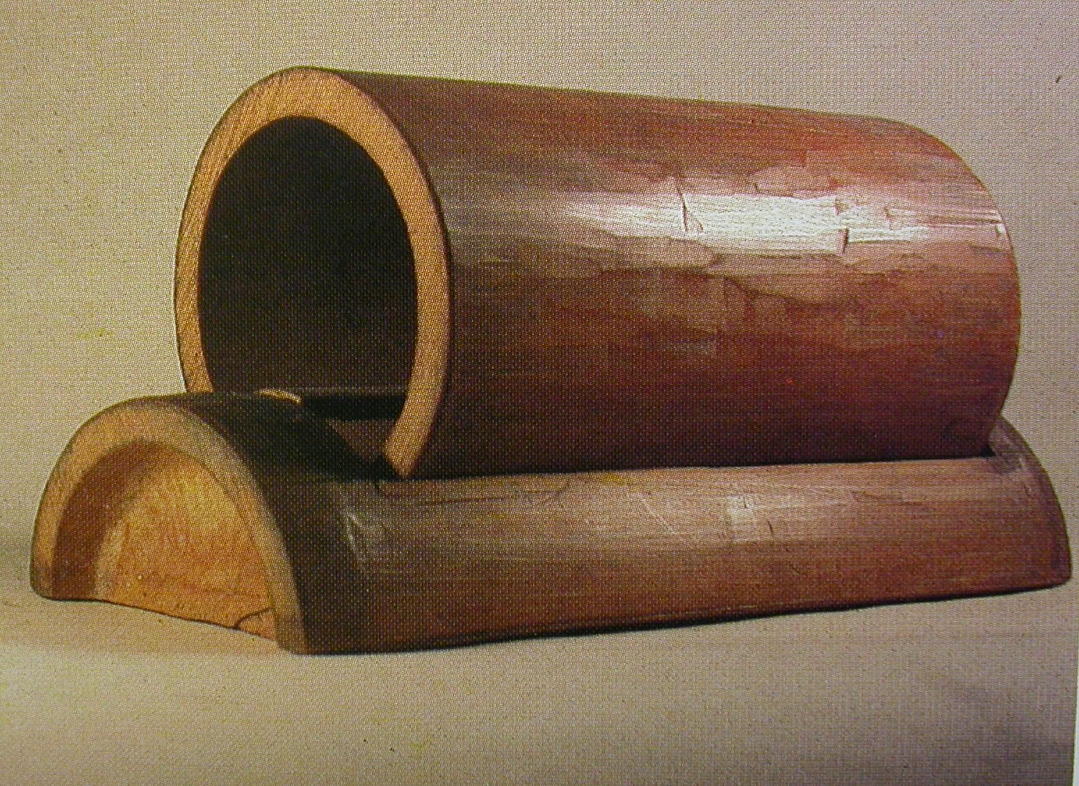 竹管枕〈翻拍自臺灣省交通旅遊局《民俗藝術在臺灣》〉