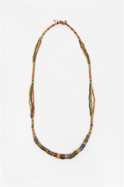圖3：排灣族單串多彩琉璃珠項鍊3（本館館藏，登錄號19970011343）