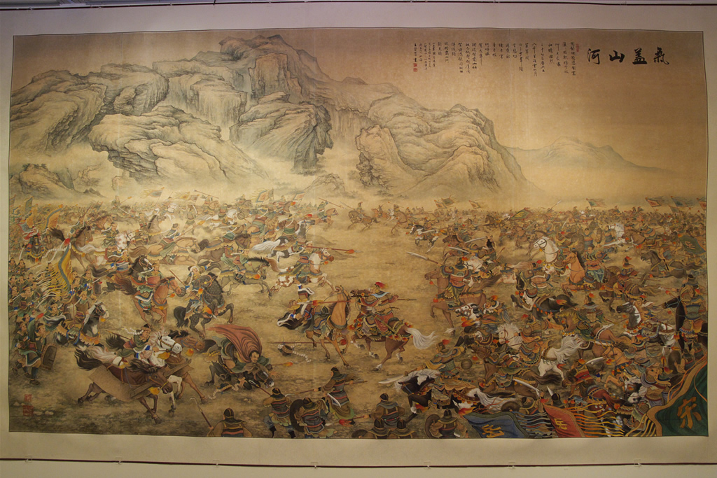 王雙寬老師畫作:「氣蓋山河」