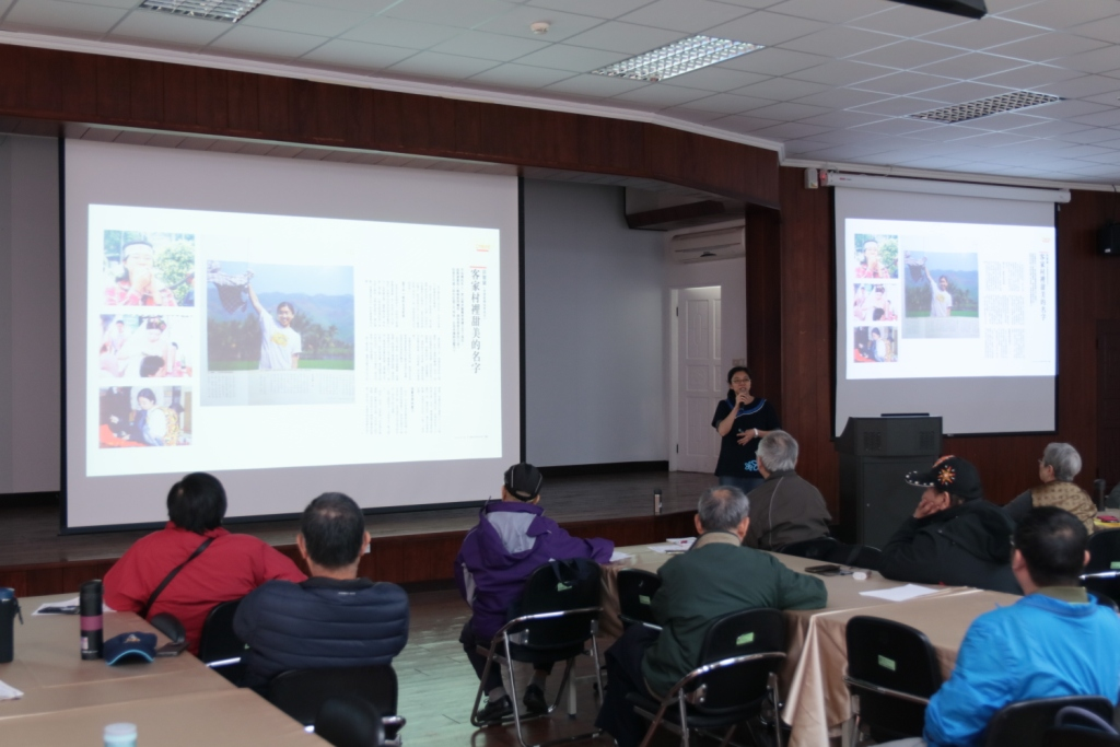 圖1：洪馨蘭教授演講