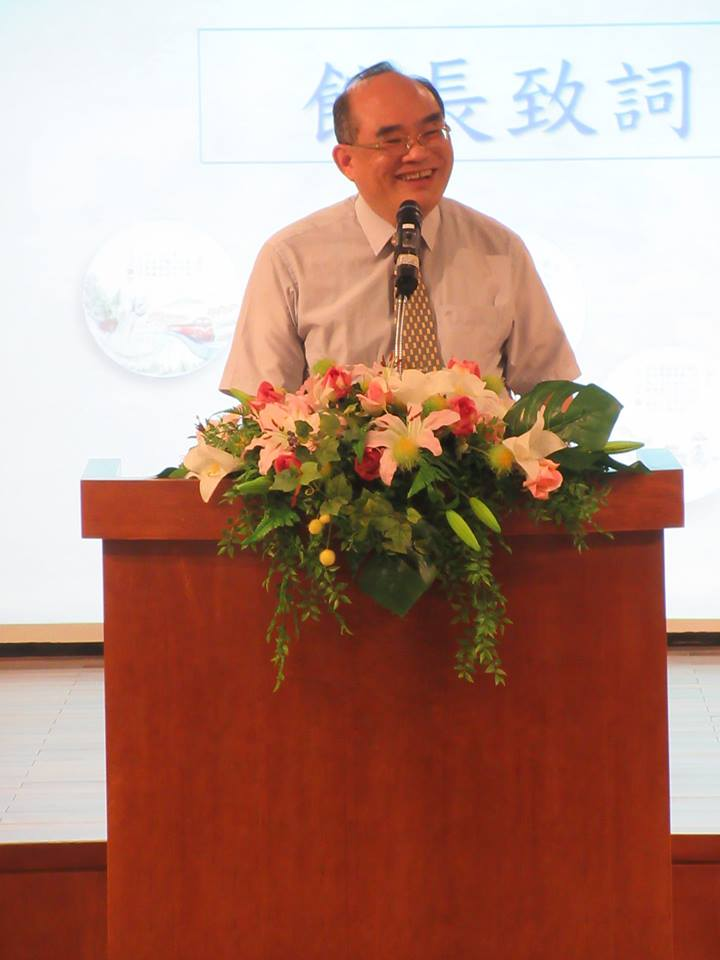 圖1:張鴻銘館長致歡迎詞