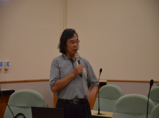 圖1：戴寶村秘書長演講