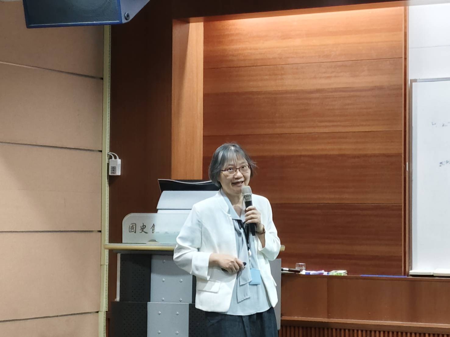 圖1：林淑鈴教授演講