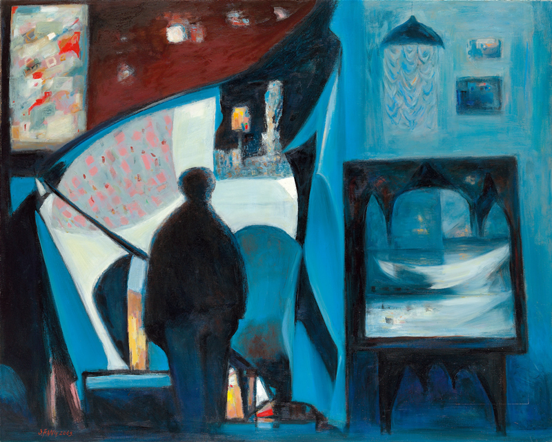 黃照芳老師作品：意象〈2009年　100F〉