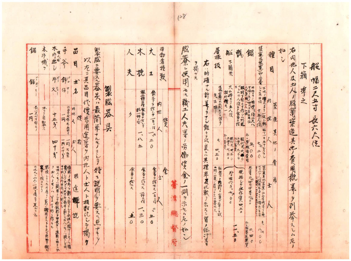 圖1：製腦器具（臺灣總督府公文類纂掃描號00000330012131）