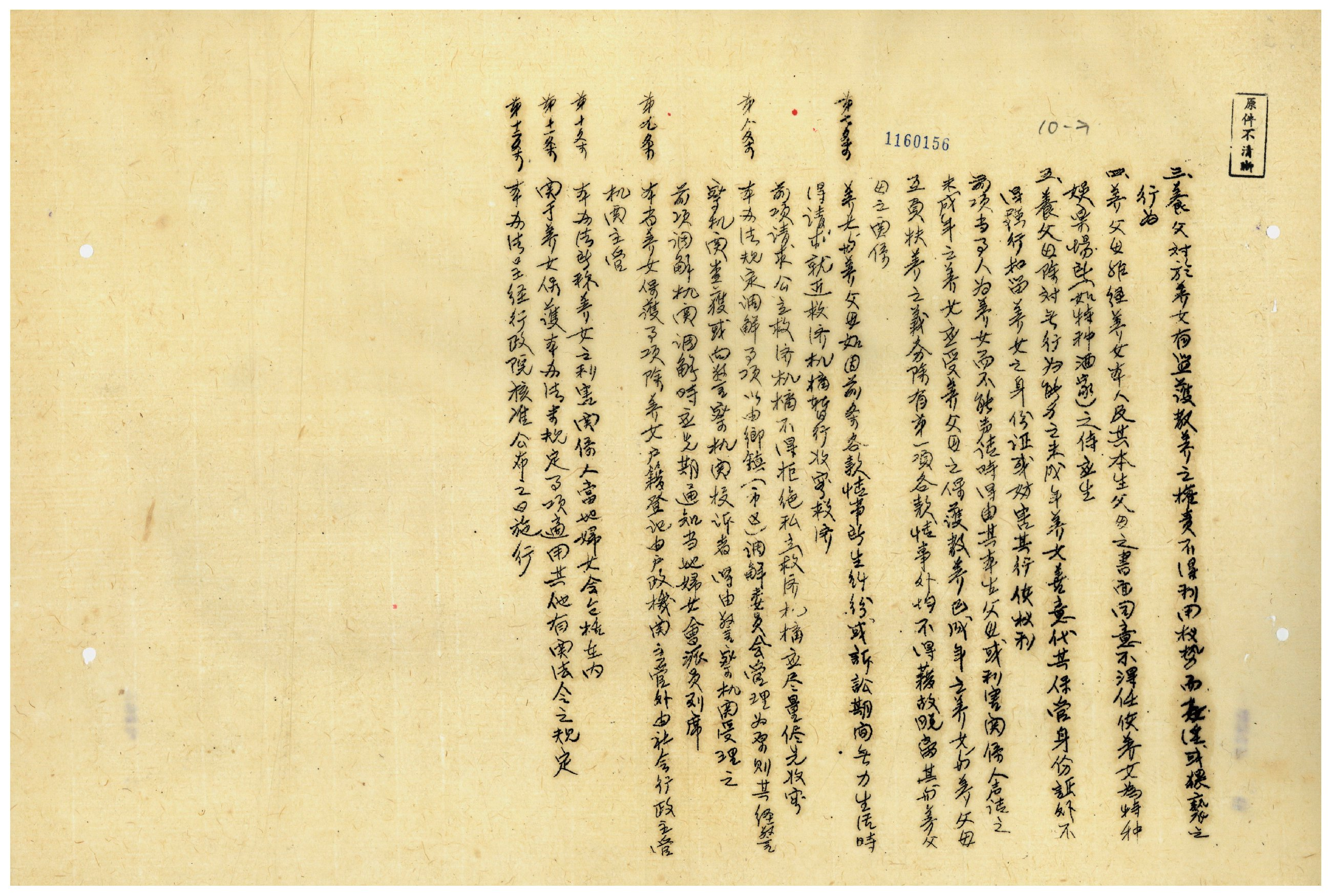 臺灣省養女保護實施辦法草案2(00415841010003)