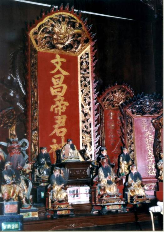 明新書院 文昌帝君牌位