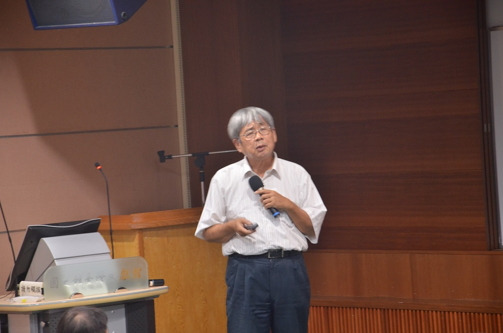 圖3：林文龍教授演講