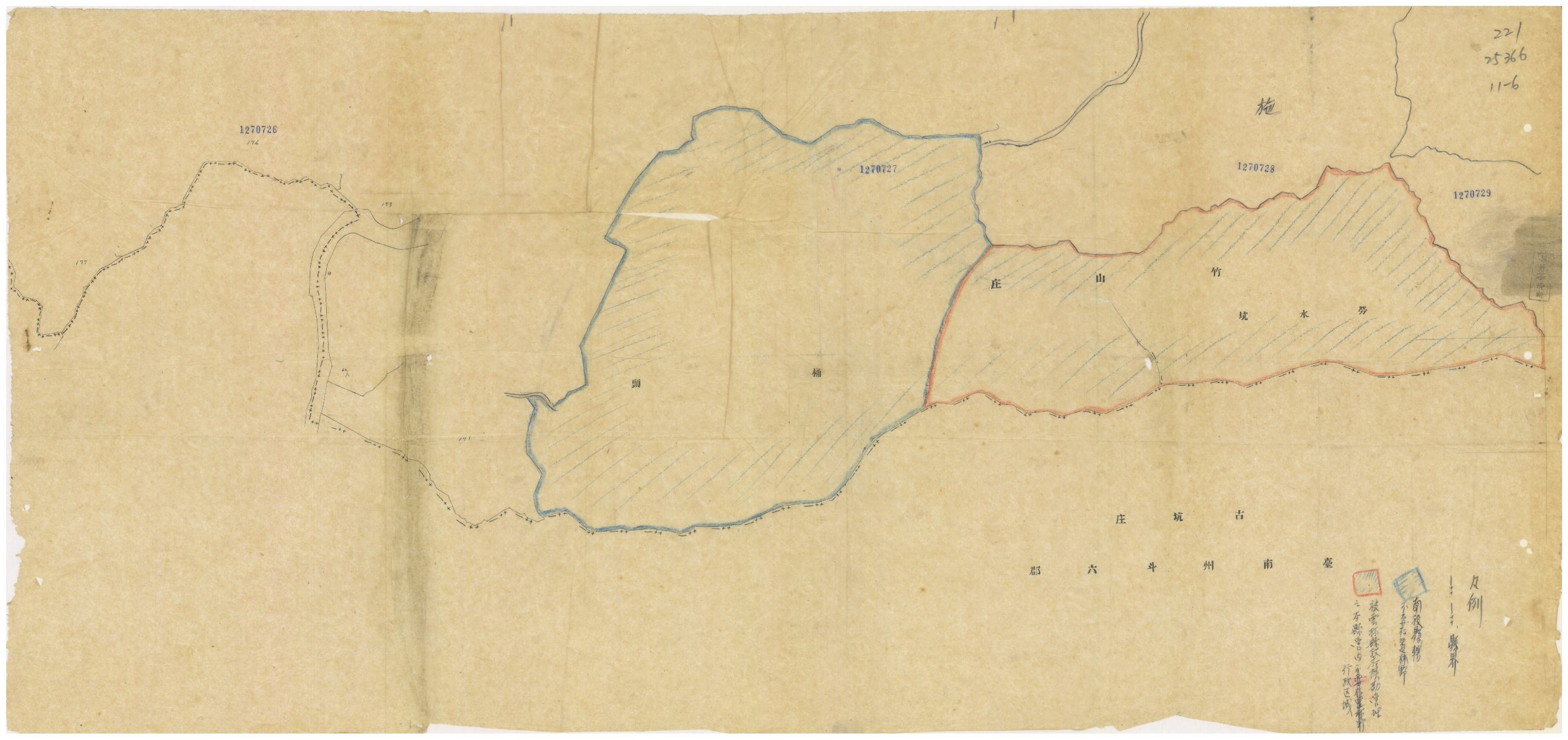 不要存置林野1：2000官有林野圖(省級機關檔案00425366011006)