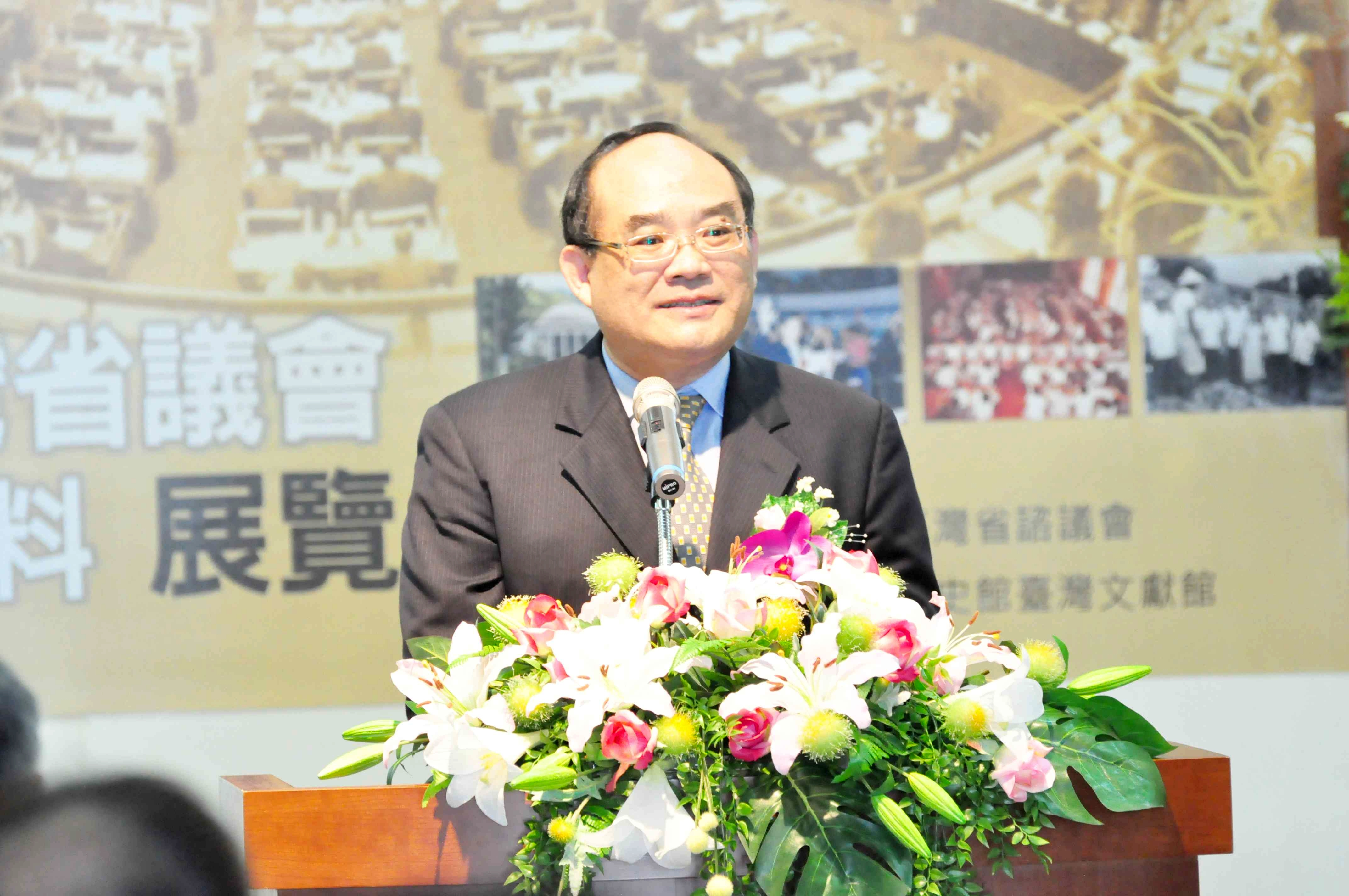 本館張館長鴻銘致歡迎詞