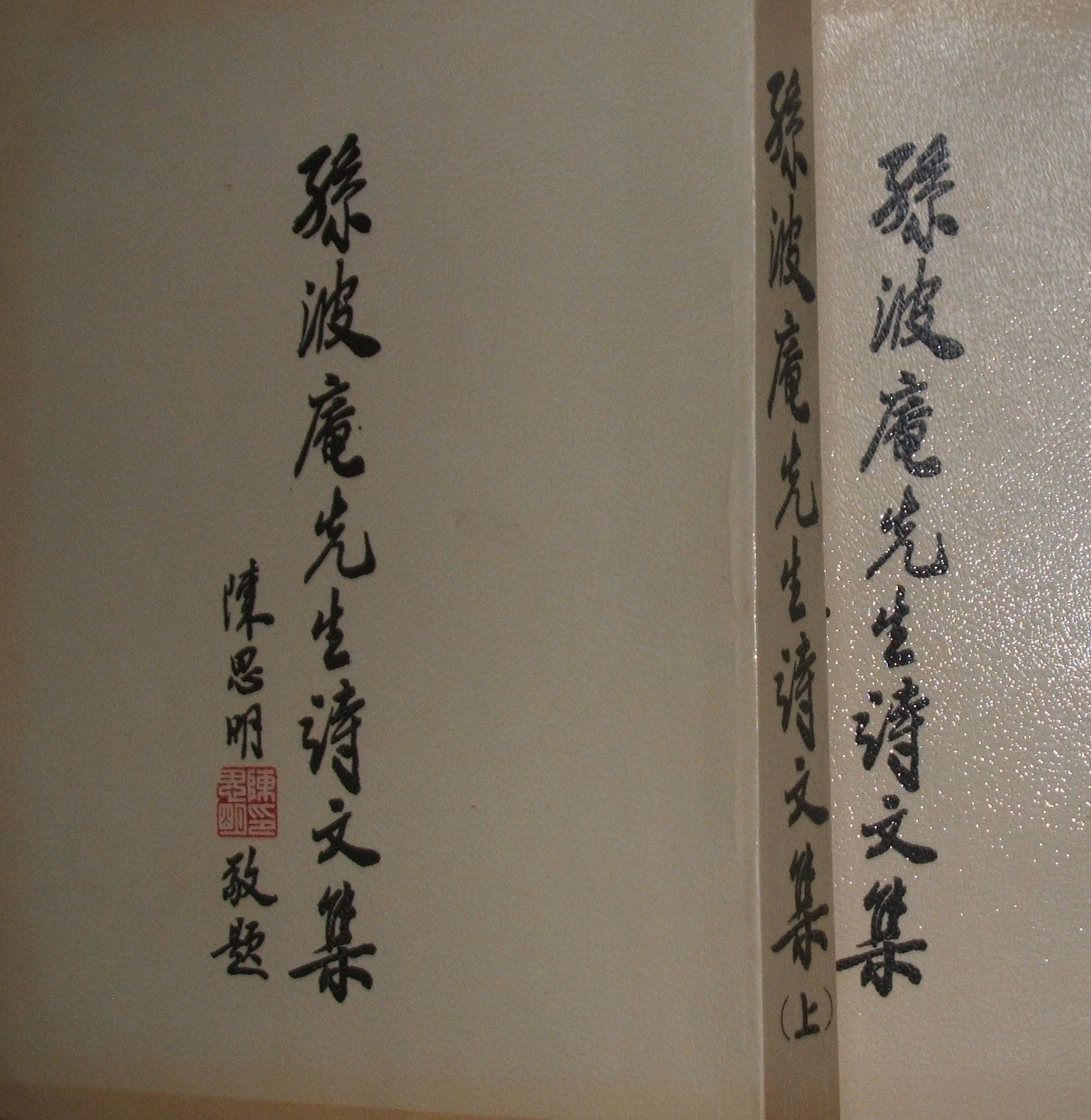 《孫波庵先生詩文集》封面