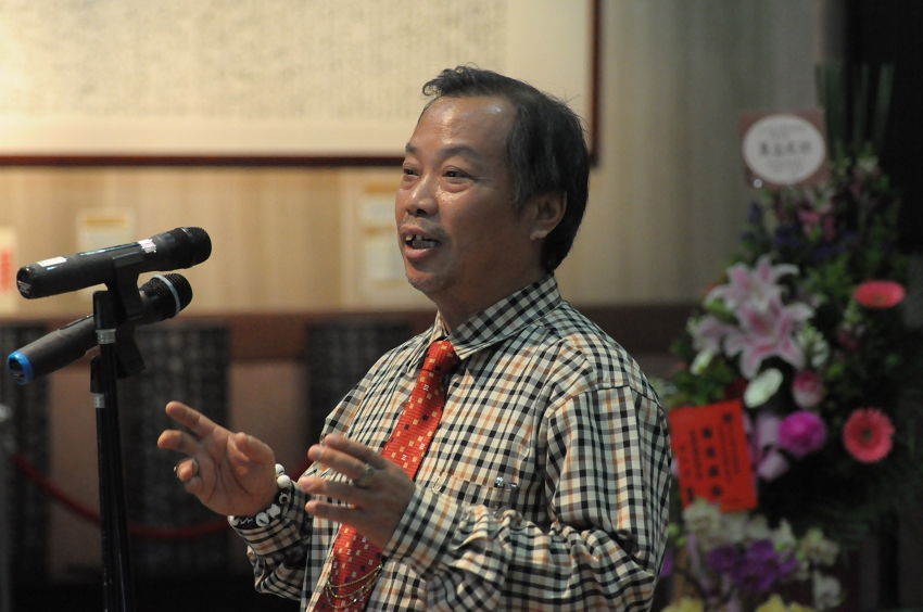 展件提供人茆庸正先生致詞