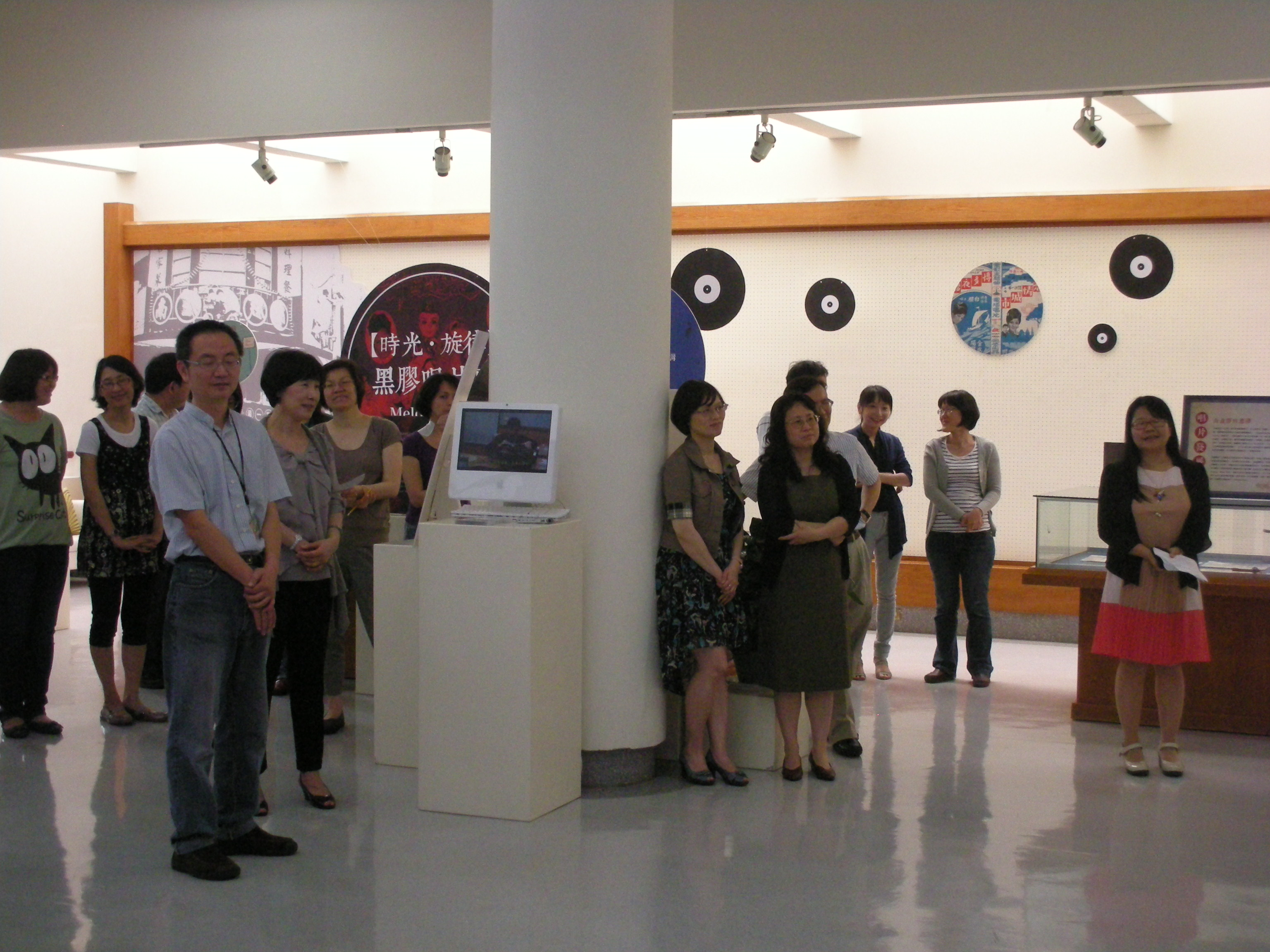 「時光．旋律－黑膠唱片展」開幕現場