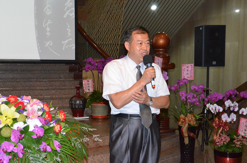 圖7：南投縣集集鎮嚴鴻邦鎮長致詞