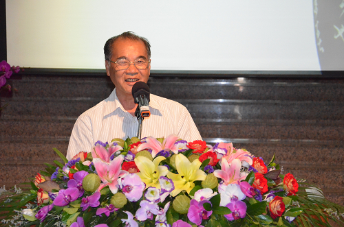 圖4：畫家李轂摩致詞