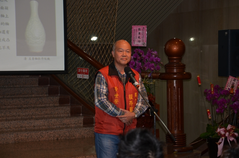 圖4：立法委員馬文君服務處黃世榮主任致詞