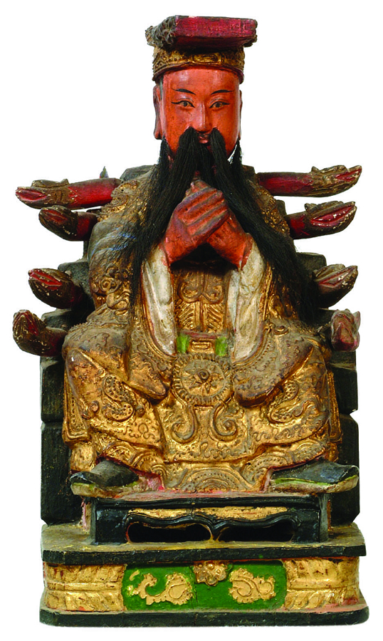 玉皇大帝神像－陳列於本館文物大樓3樓第5展示室