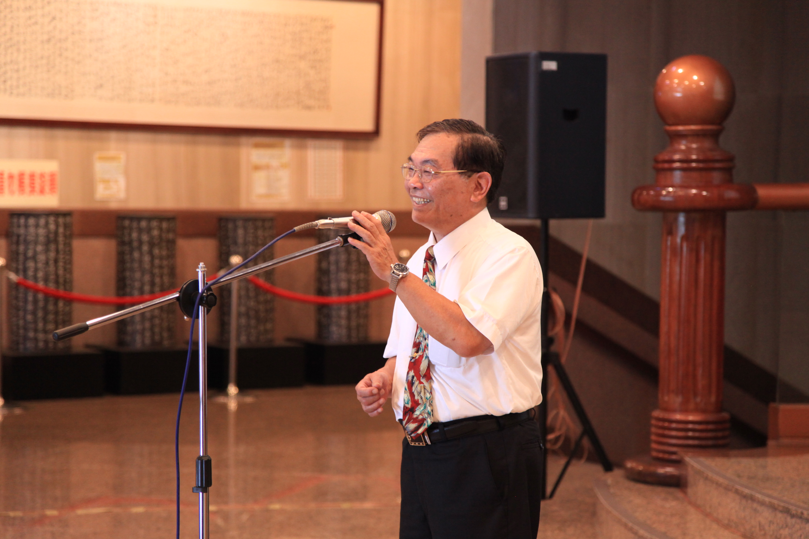 圖2:臺灣省政府黃啟修組長致詞