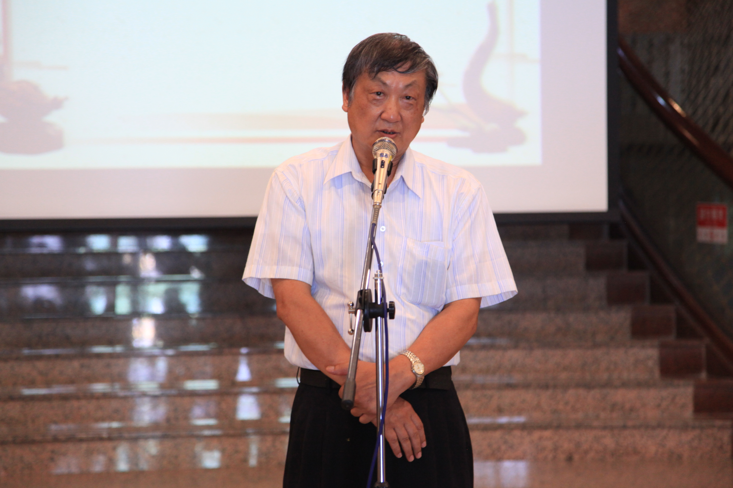 圖4:彰化縣文化局陳慶芳前局長致詞