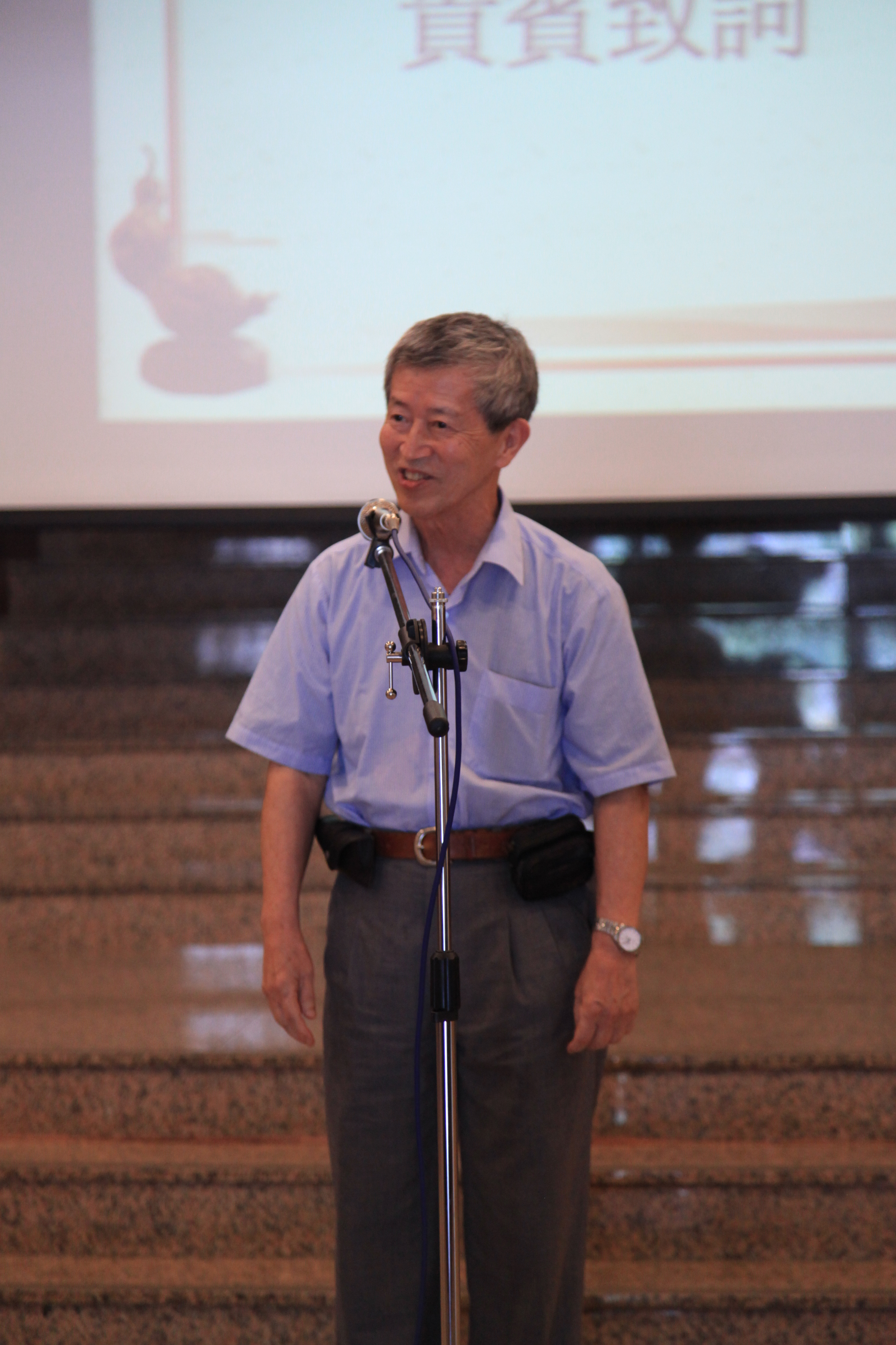 圖3:本館劉峯松前館長致詞