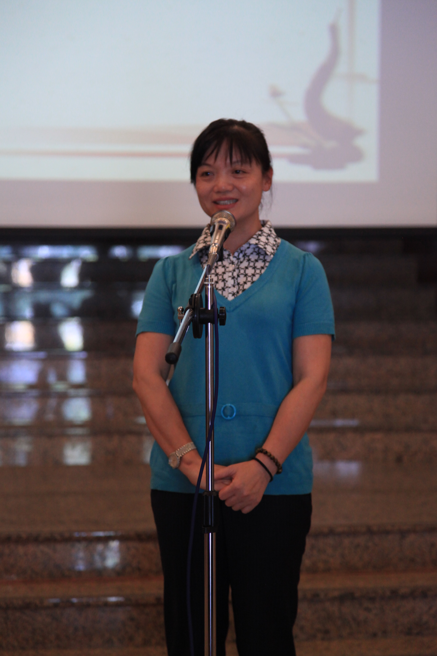 圖5:彰化縣文化局吳蘭梅局長致詞