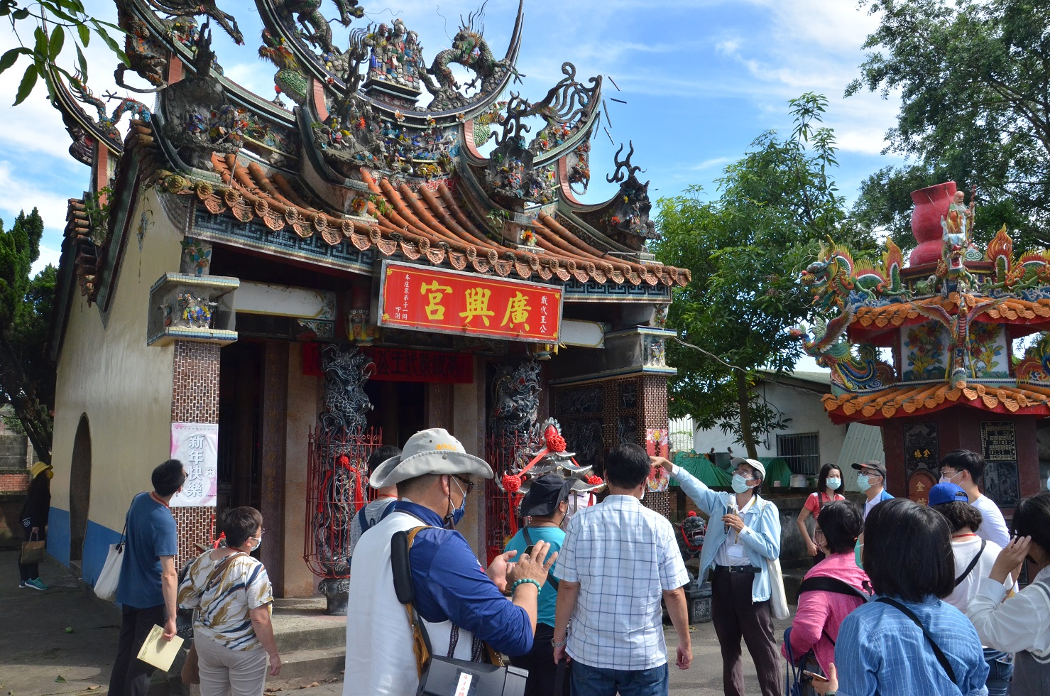 圖9：戴代王公廟參訪