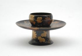 圖6： 參展之館藏茶道文物-蒔繪天目台