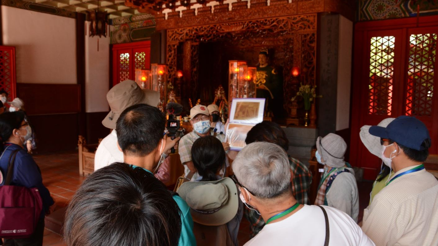 圖4：臺南市延平郡王祠踏查與講解