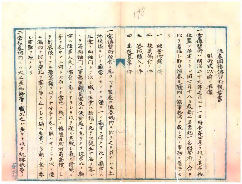 圖2：恒春舊清學塾概況調查（000001000110199）