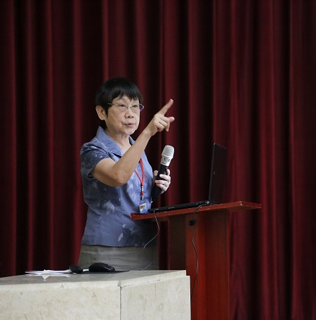 圖4：林滿紅研究員專題演講「戰爭、和約與臺灣」