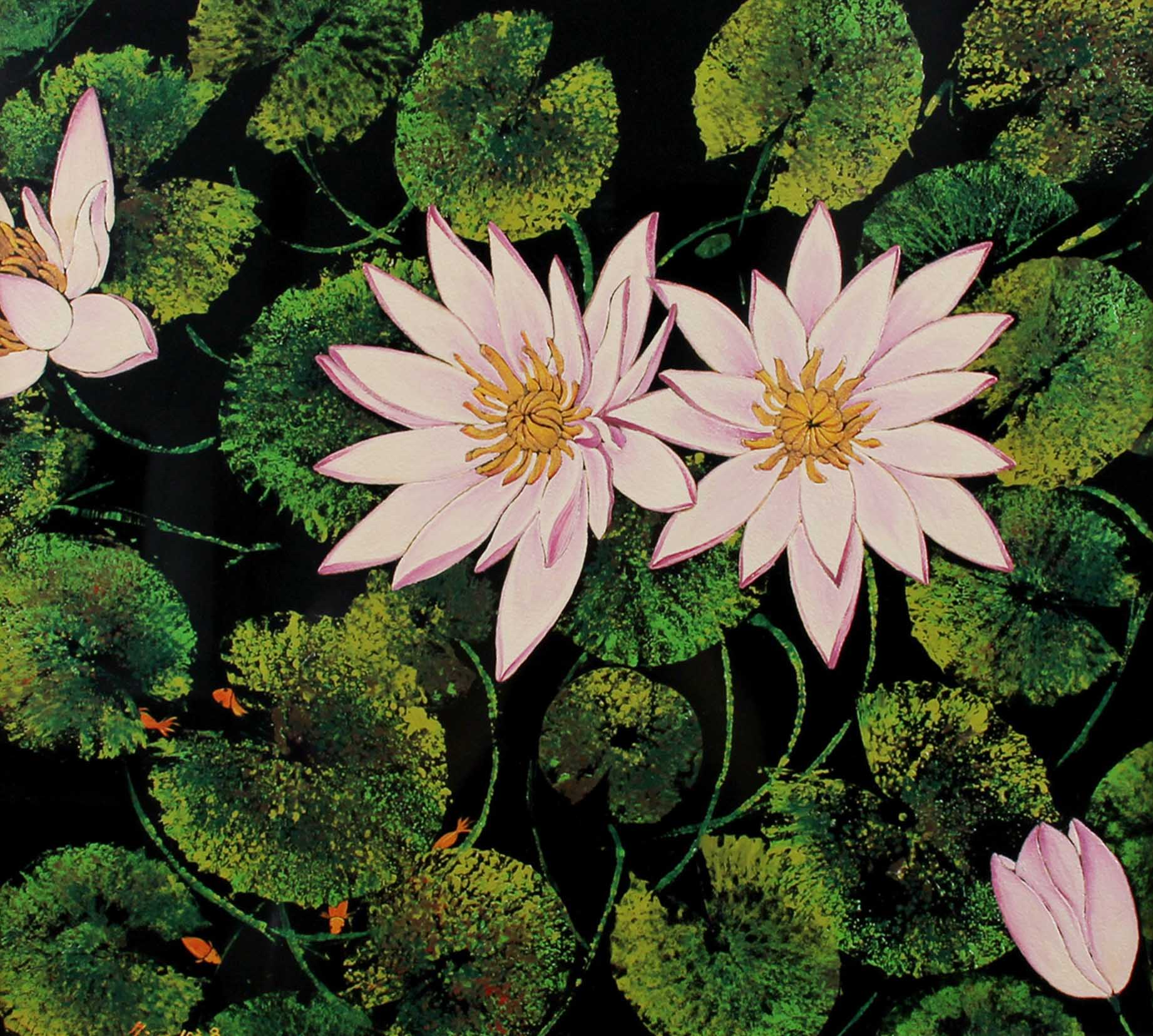 圖6：林久儷－群魚 戲蓮（50x56）