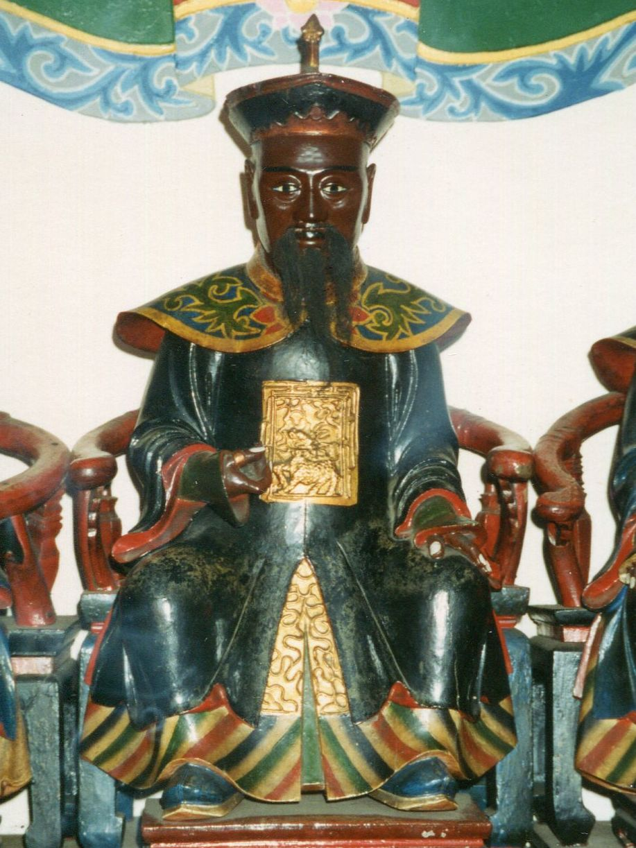 圖1：楊廷理塑像（攝自宜蘭昭應宮）