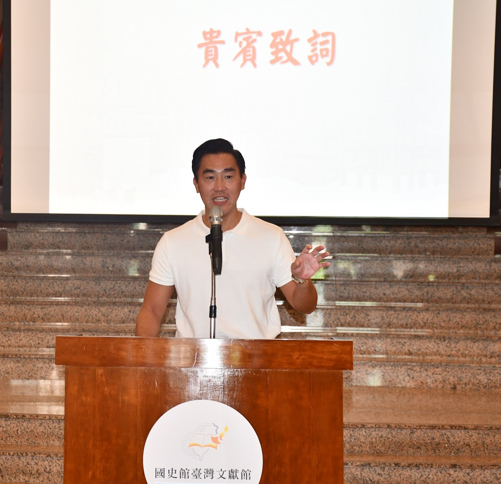 圖4：霧峰林家花園林獻堂博物館園區林承峯董事長致詞