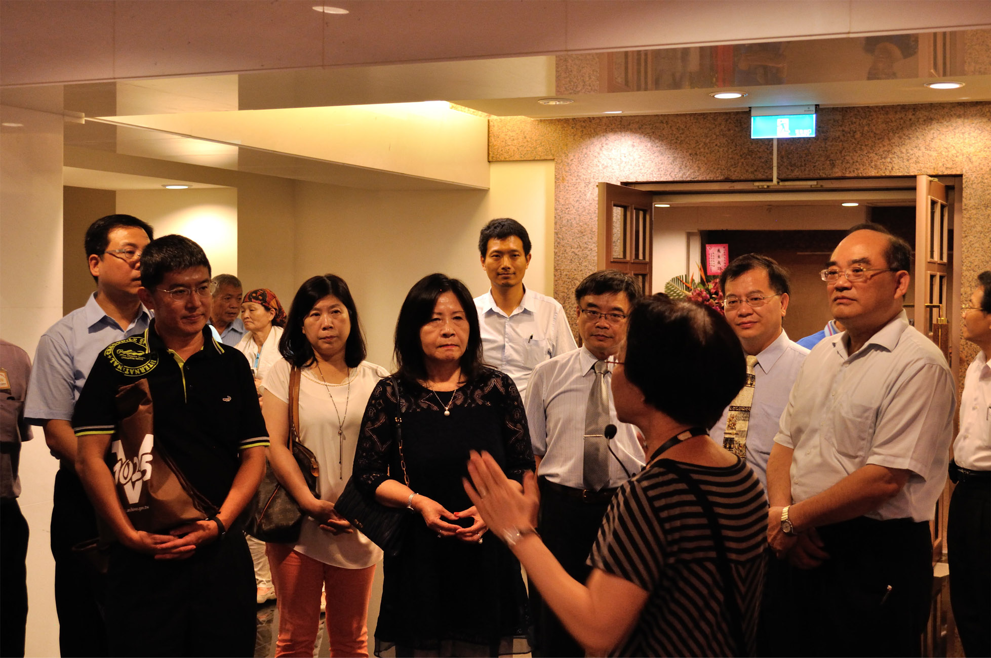 圖6：海洋大學安嘉芳教授現場導覽