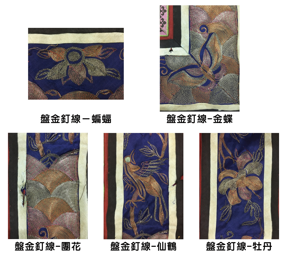 圖4：盤金釘線圖案