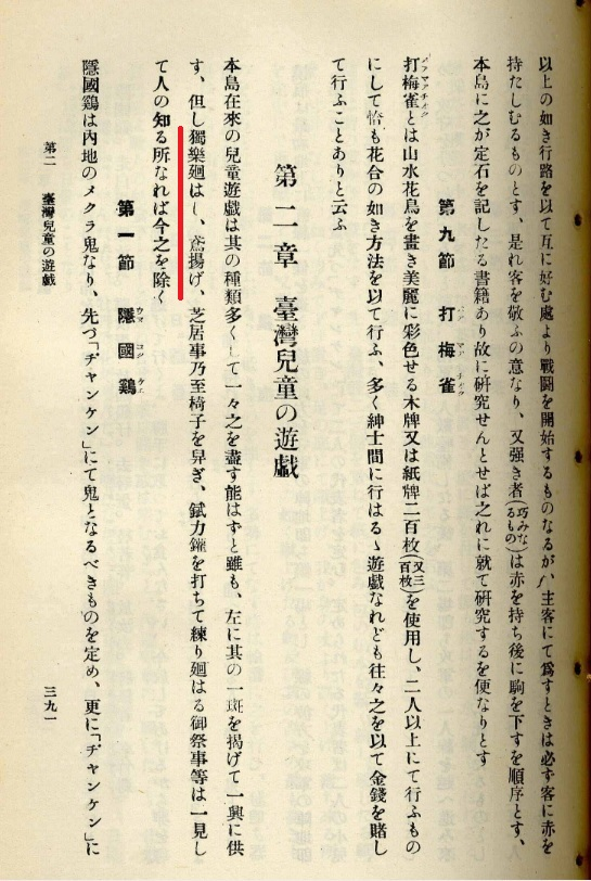 圖5：片岡巖《臺灣風俗誌》（1921）