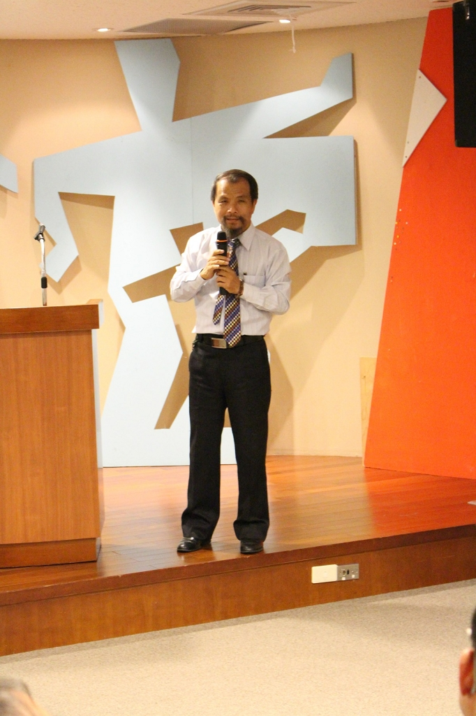 圖6：臺灣民俗文物協會王明和理事長致詞