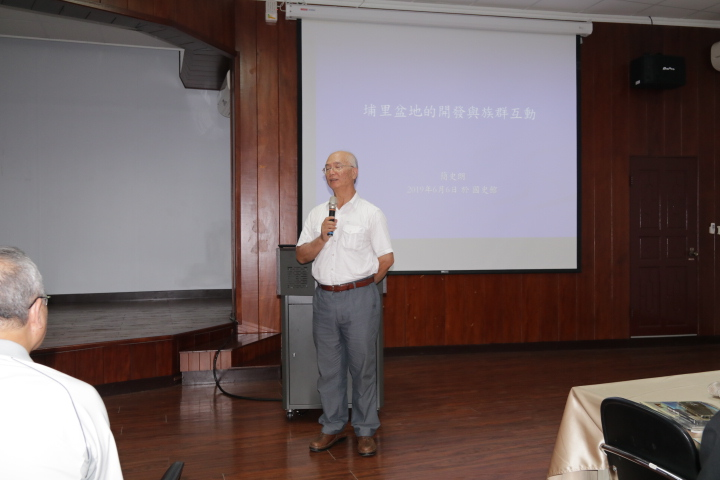 圖1：簡史朗老師演講