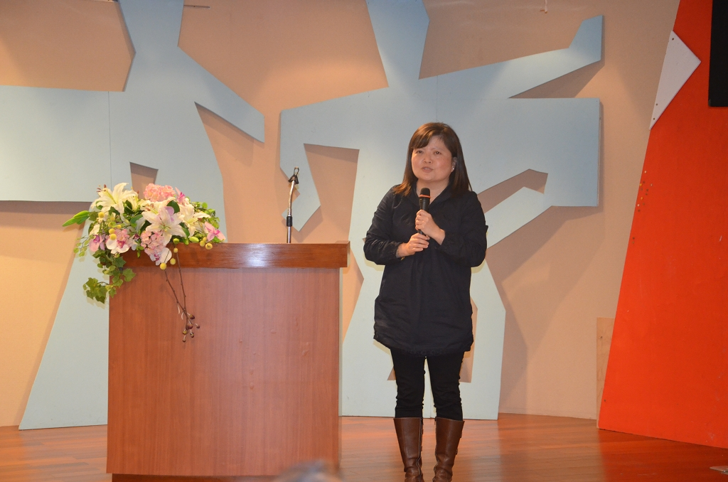 圖5：南投縣政府文化局張怡芬副局長致詞