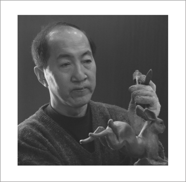 圖5：銅雕藝術家蕭啟郎先生