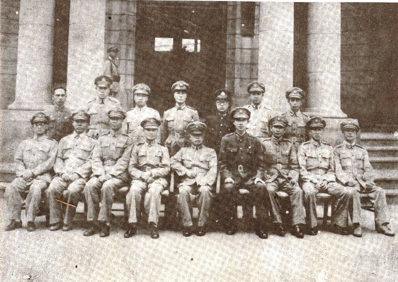 圖五(臺灣省警備總司令部高級官佐之合照)