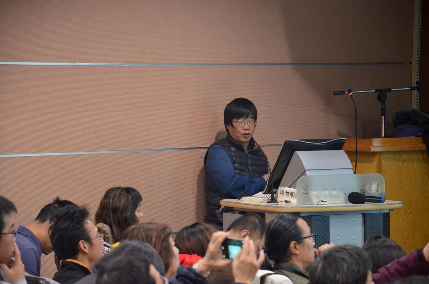 圖7：林偉盛教授主講「荷西時期的臺灣」