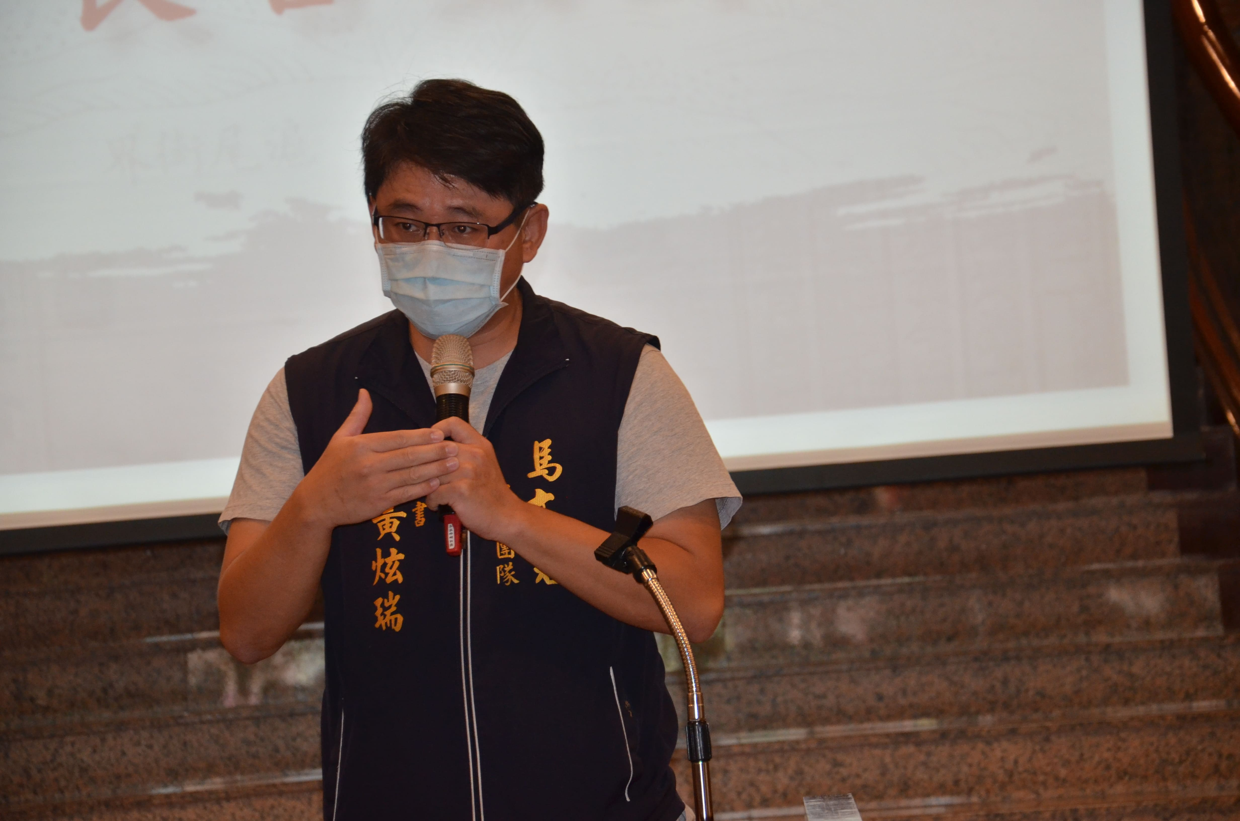 圖5：貴賓致詞 馬文君立委服務處黃炫瑞秘書