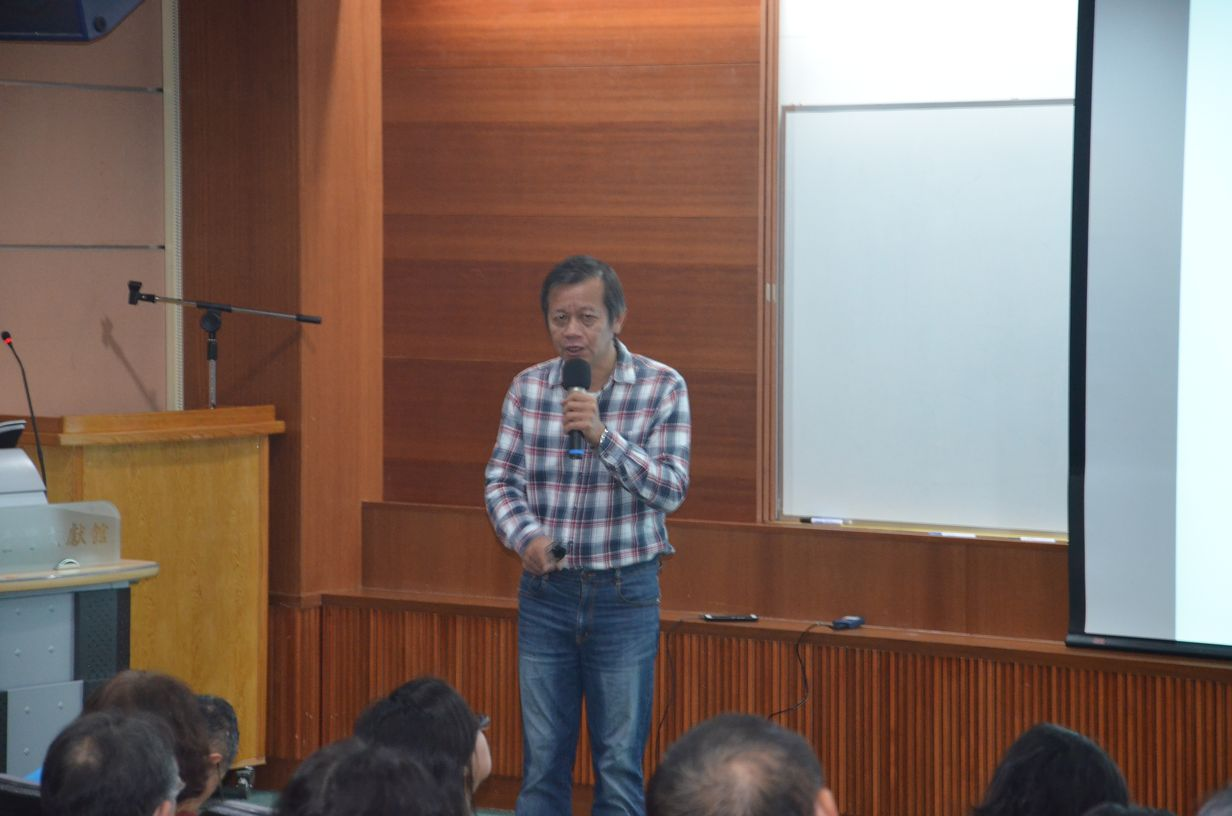圖6：林茂賢老師演講