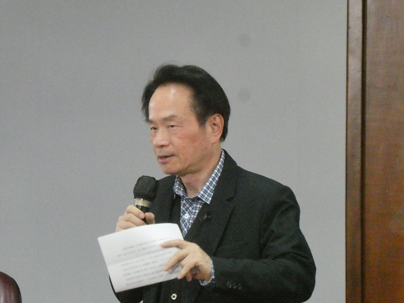 圖1：陳儀深館長致詞