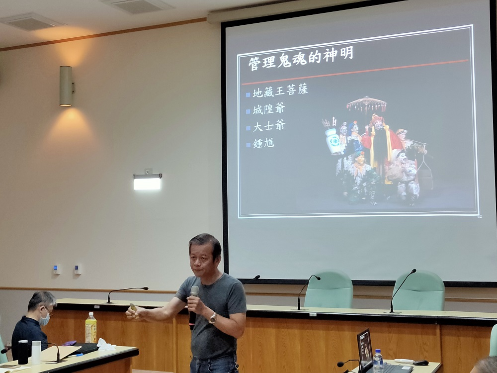 圖8：林茂賢老師演講