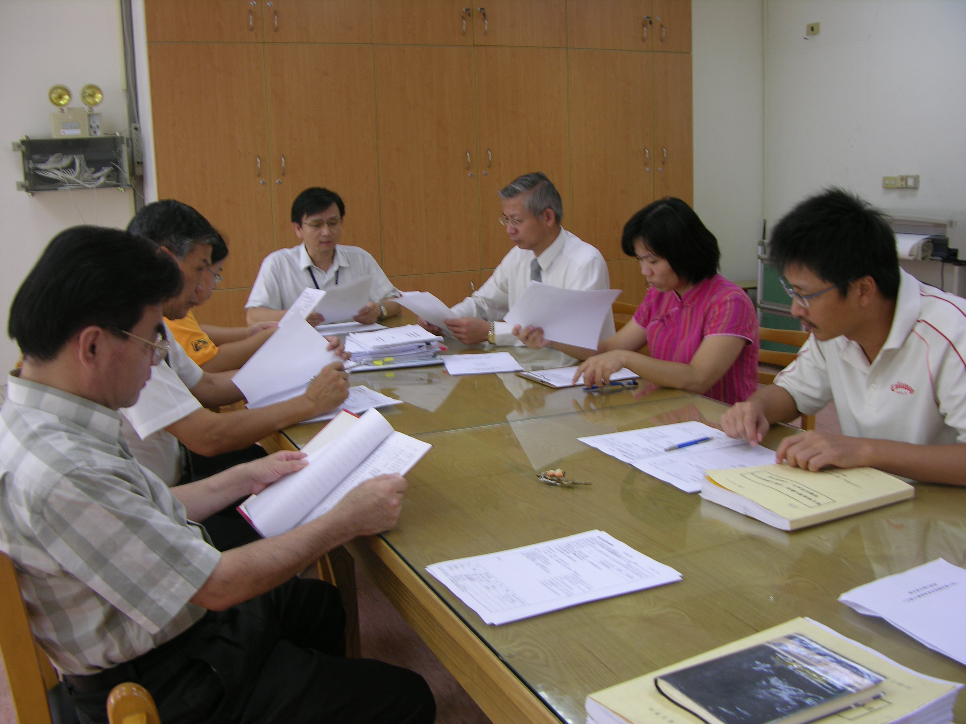 蕭主任秘書富隆主持驗收