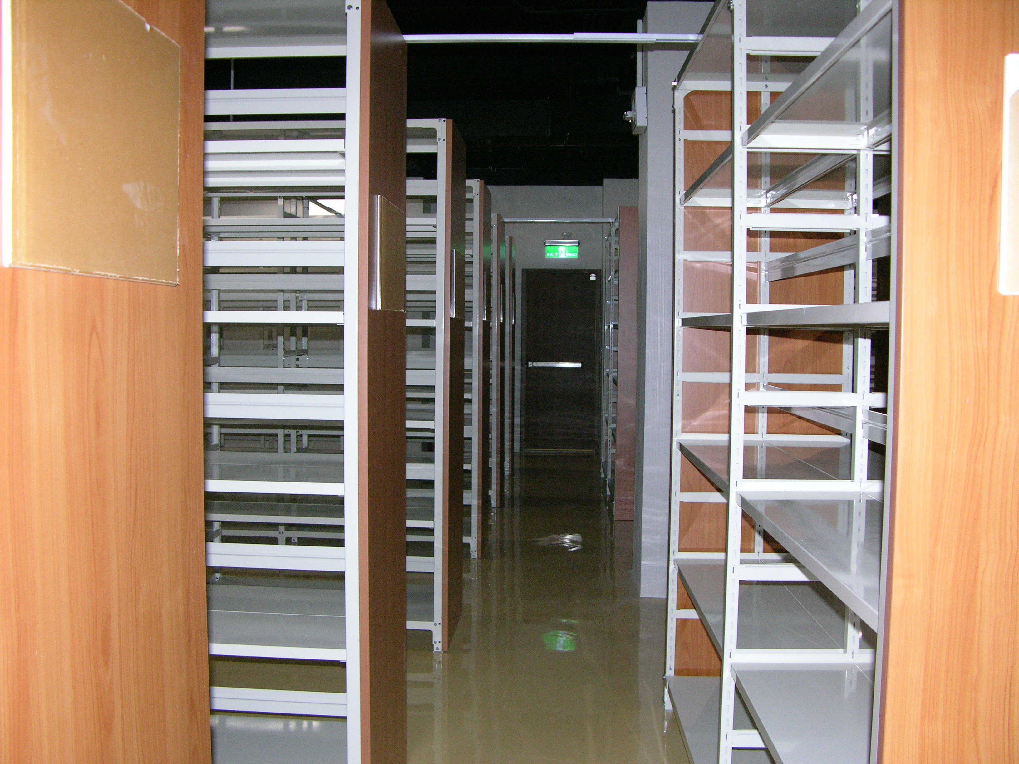 檔案典藏空間書庫一隅