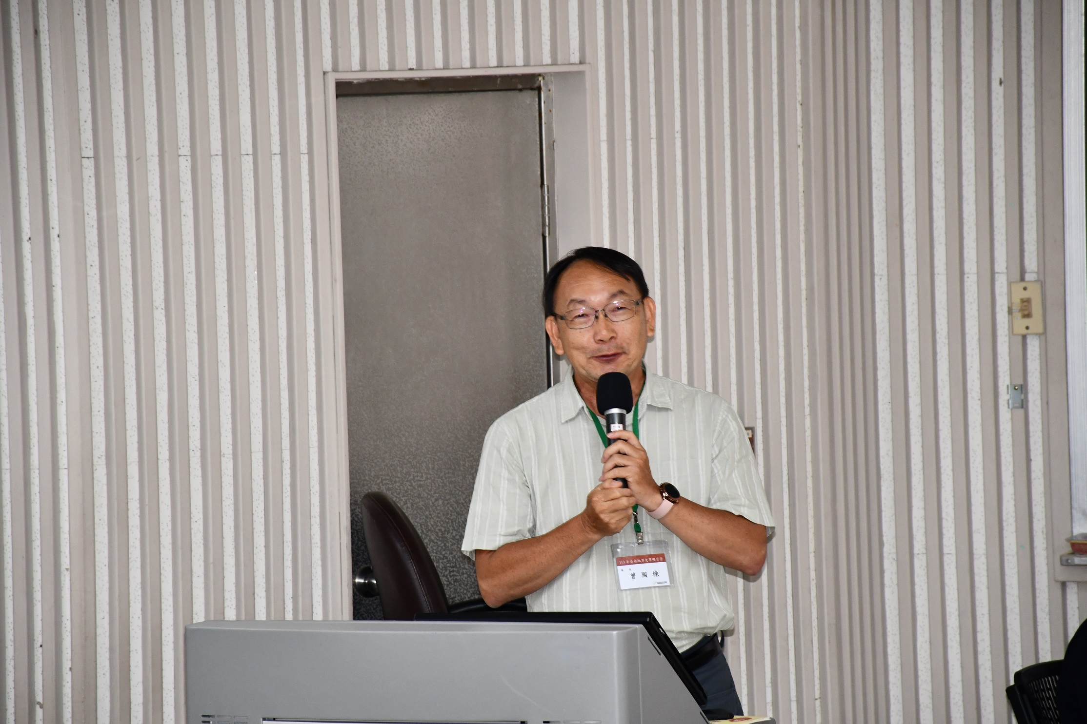 圖10：座談會與談人曾國棟理事長